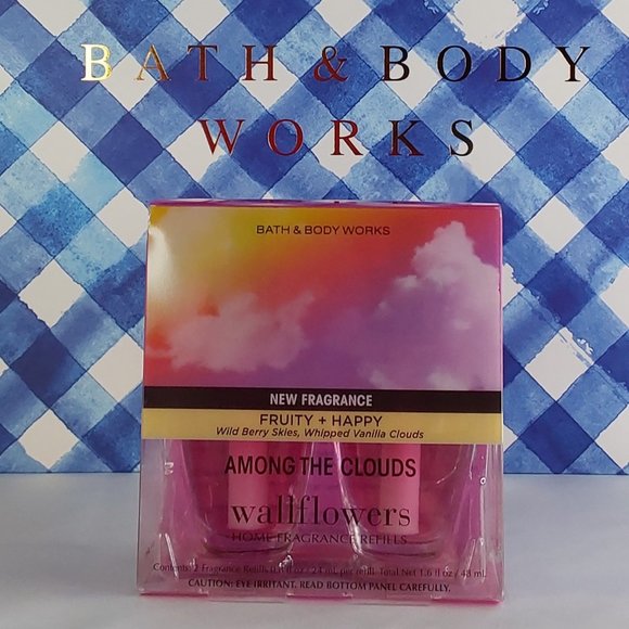BATH & BODY WORKS WALLFLOWERS PLUG-IN REFILLS 'AMONG THE CLOUDS' 2-PACK - Picture 8 of 16